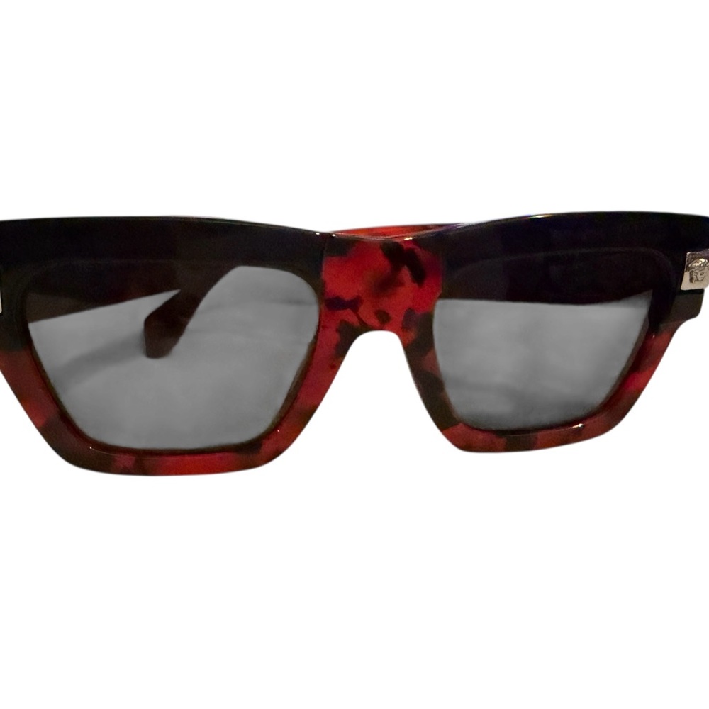 Versace VE4464 Black and Red Sunglasses - Picture 4 of 13